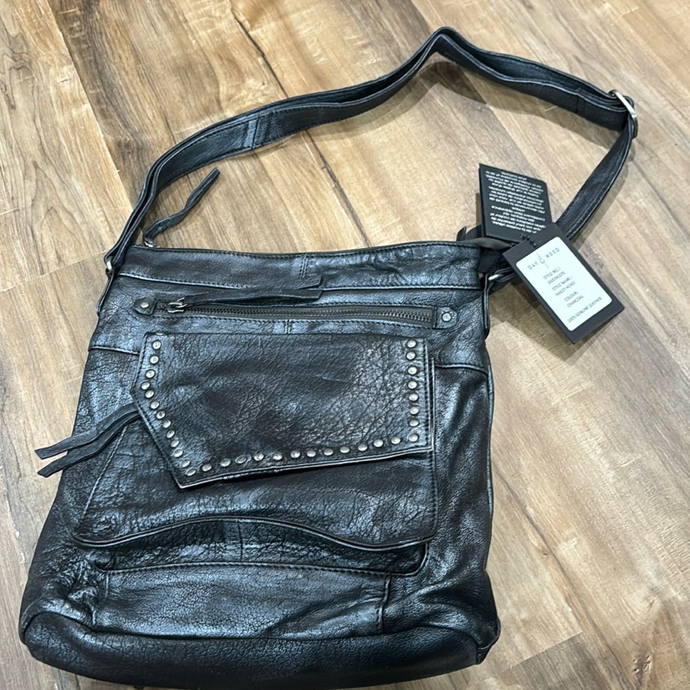 NWT metallic crossbody